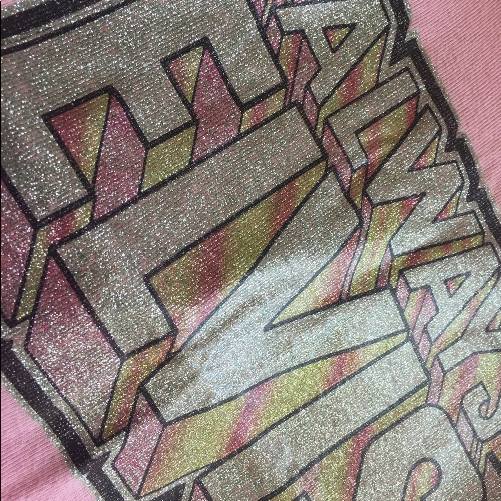 SOLD Authentic 1980's Vintage Glitter Elvis Tank - Picture 4 of 5